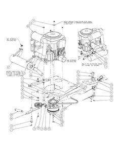 Kohler Engine Accessories Diagram and Parts List for M48-KH 53AH8CT2050-25HP Cub Cadet Lawn Tractor